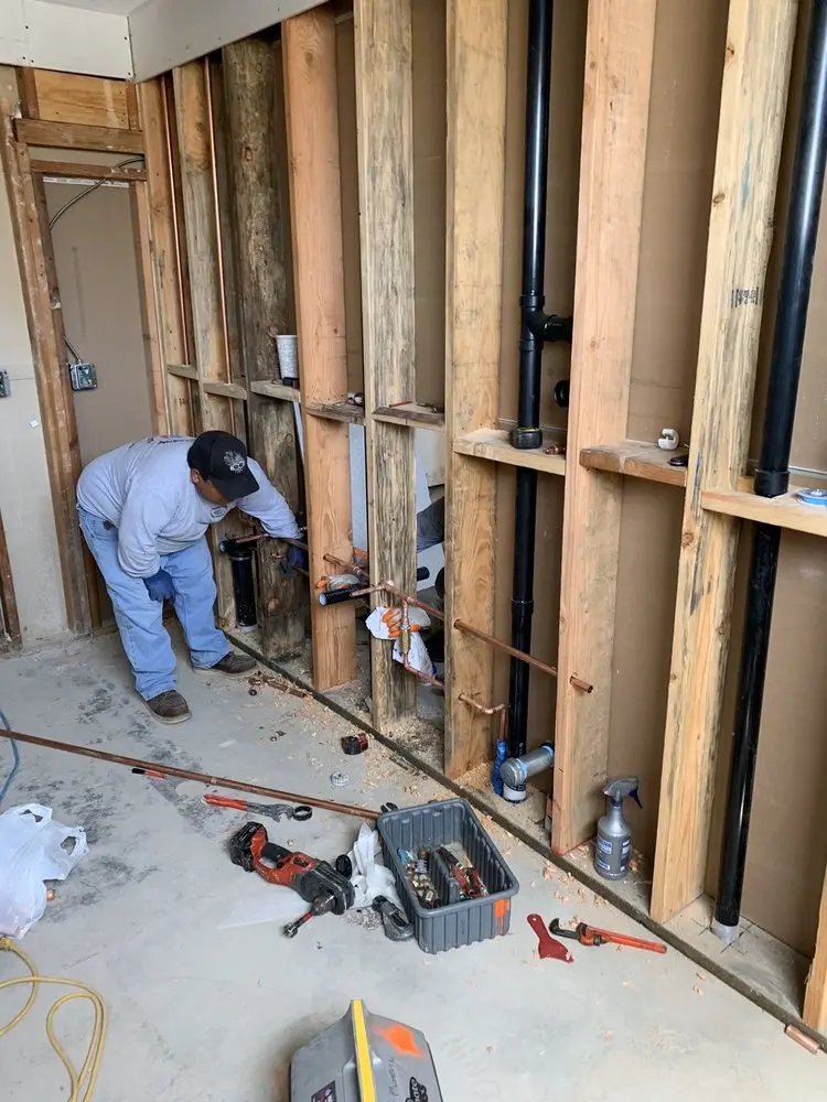 Commercial rough-in plumbing for Water Heater Replacement in Friendship Woods